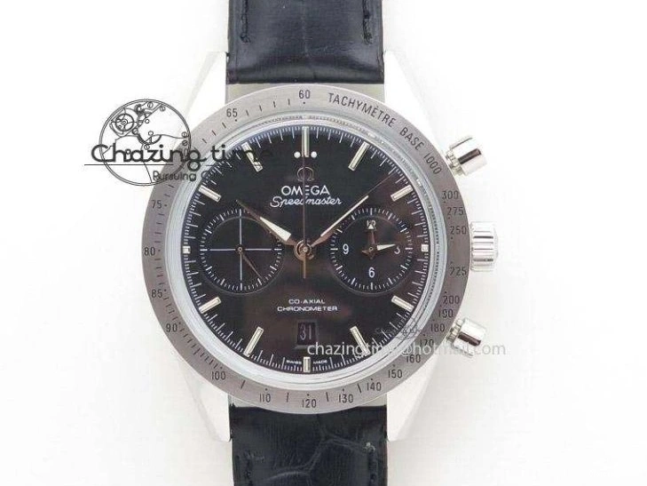 0227 Comfortable Planet Ocean 43.5mm SS VSF 1:1 Best Edition Black Orange Bezel Gray Dial on Nylon Strap A8900 Super Clone V 7730